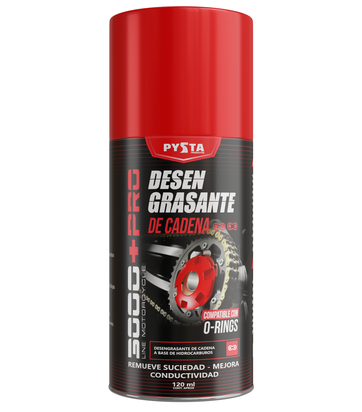 Desengrasante para cadena Pysta en Aerosol Pysta 120ML