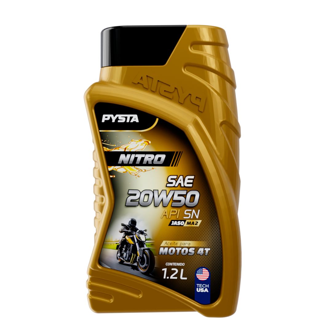 SAE 20W50 SN JASO MA2 -NITRO SEMISINTETICO X 1,2 LT