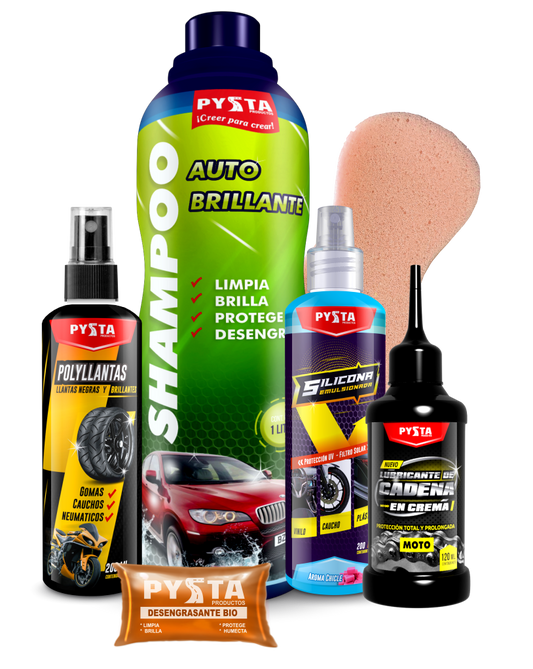 Kit de lavado para Moto + Bolsa regalo