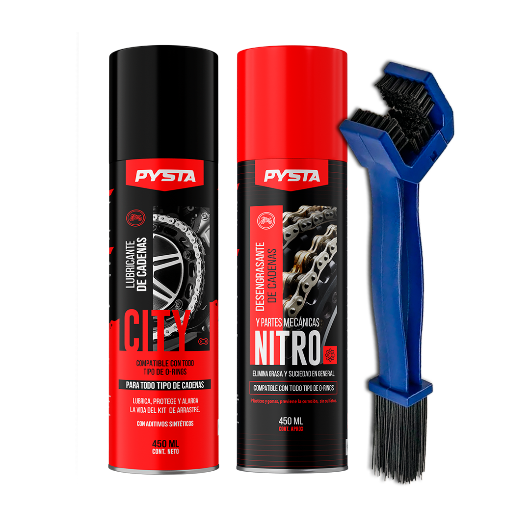 Kit mantenimiento de cadena translúcido 450ML